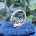 Adjustable Heart Moissanite Ring - Image 4