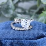 Adjustable Heart Moissanite Ring - Image 2