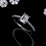 Cute & Unique Moissanite Ring - Image 3