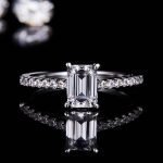 Cute & Unique Moissanite Ring - Image 4