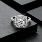 Big Vintage Moissanite Ring - Image 2