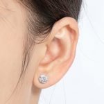 Classic Moissanite Earrings Studs - Image 6