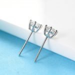 Luxury Snowflake Silver Earrings - Image 4
