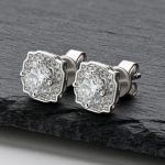 Classic Moissanite Earrings Studs - Image 4