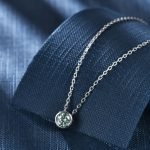 Green Solitaire Necklace - Image 2