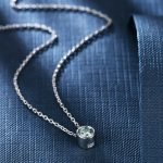 Green Solitaire Necklace - Image 3
