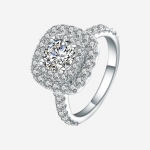 Big Vintage Moissanite Ring