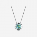 Green Solitaire Necklace