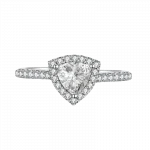 Halo Classic Moissanite Ring - Image 2