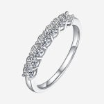 Eternal Radiance Moissanite Wedding Band