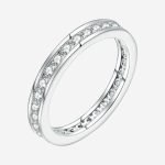 Moissanite Antique Scroll Wedding Ring
